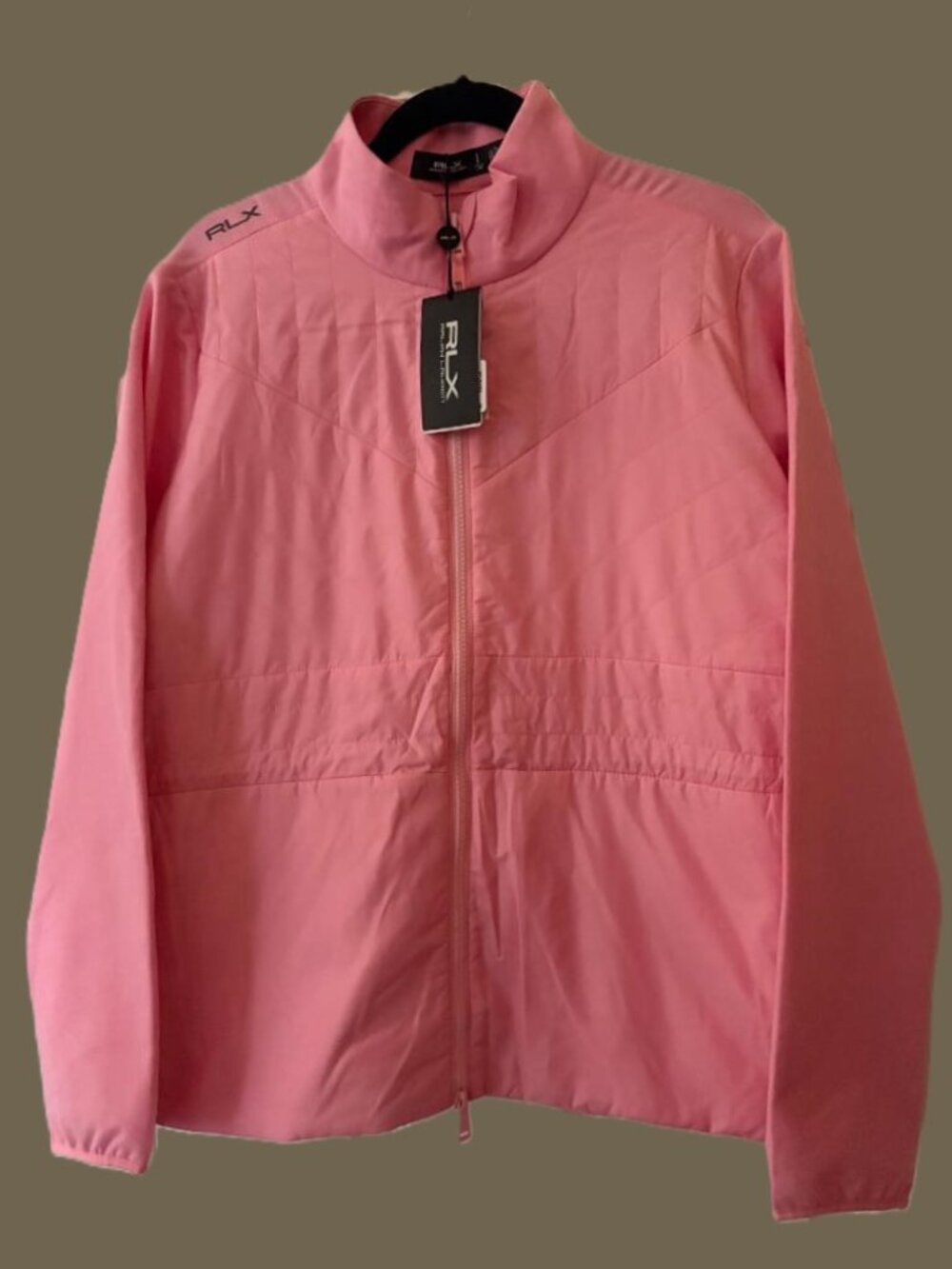 Ralph Lauren RLX Women's  Full Zip Golf Pink Jacket  NWT